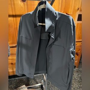 Lululemon Athletica Men’s Bomber Jacket Gray Medium